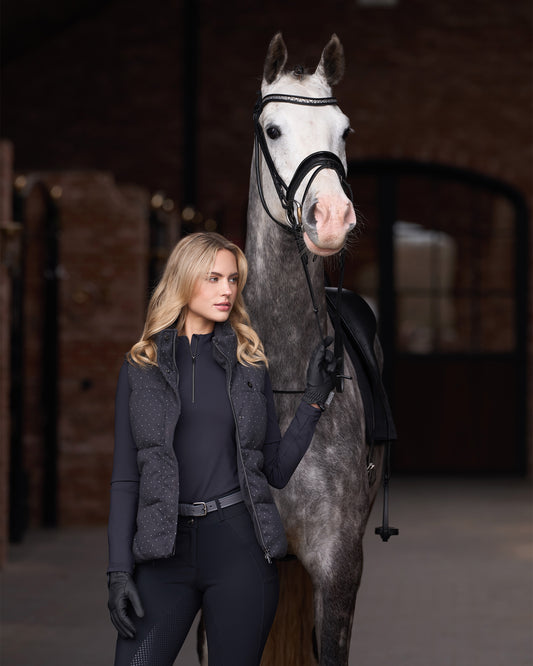Bodywarmer IRHBelle Herringbone - Grey