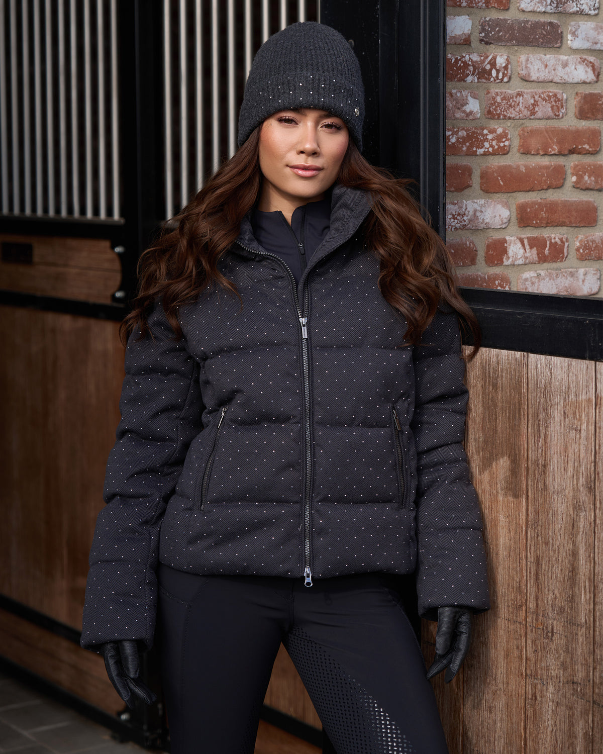 Jacket IRHBelle Herringbone - Grey